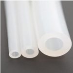 Manguera de silicón 10 x 4 mm translúcida atóxica